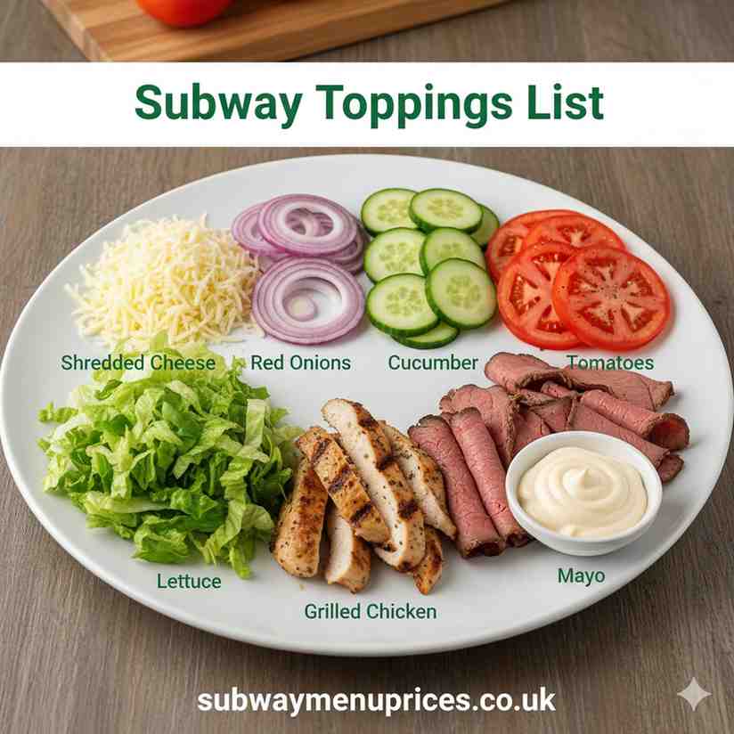 subway toppings uk