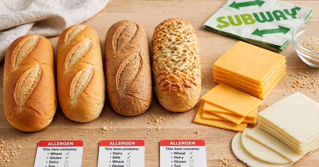 subway salad ingredients and allergen chart uk