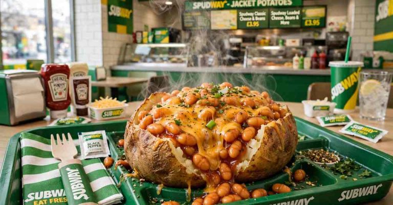 subway jacket potato uk spudway with cheese and baked beans