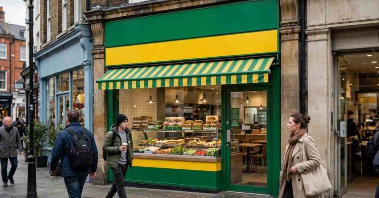 subway location on a UK high street
