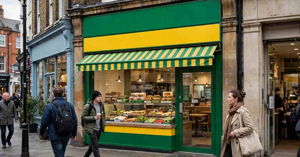 subway location on a UK high street