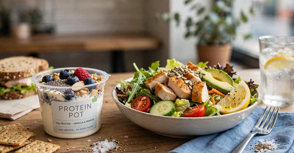 subway protein bowls and protein pot side by side
