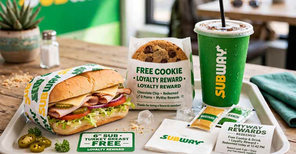 subway cash balance redeem in the subway app