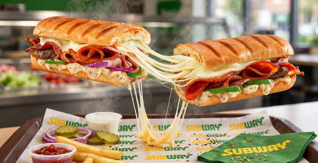 subway submelts uk toasted melt with melted cheese