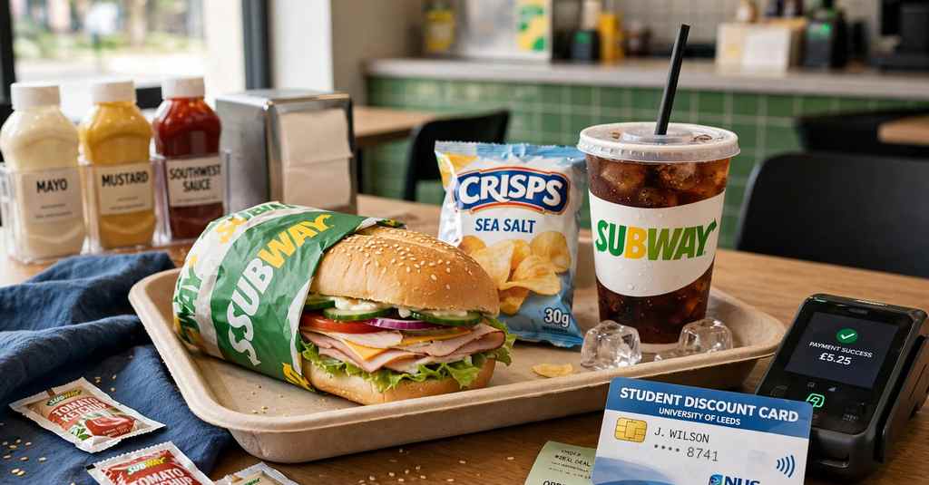 subway app showing offers on a smartphone