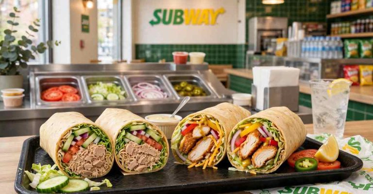 subway wraps uk menu wraps cut in half showing fillings